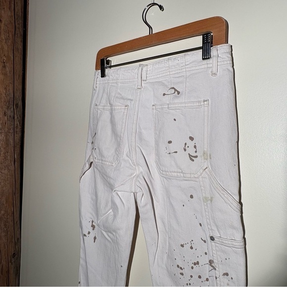 Pilcro And The Letterpress Paint Splattered Work Pants - Picture 7 of 14